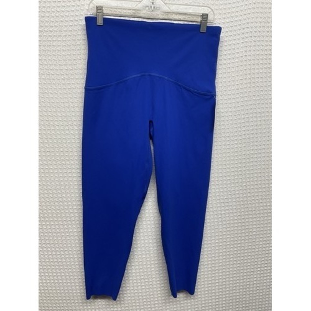 NWT Spanx Booty Boost Deep Azure Blue Shaping 7/8 Leggings Women XL Indonesia